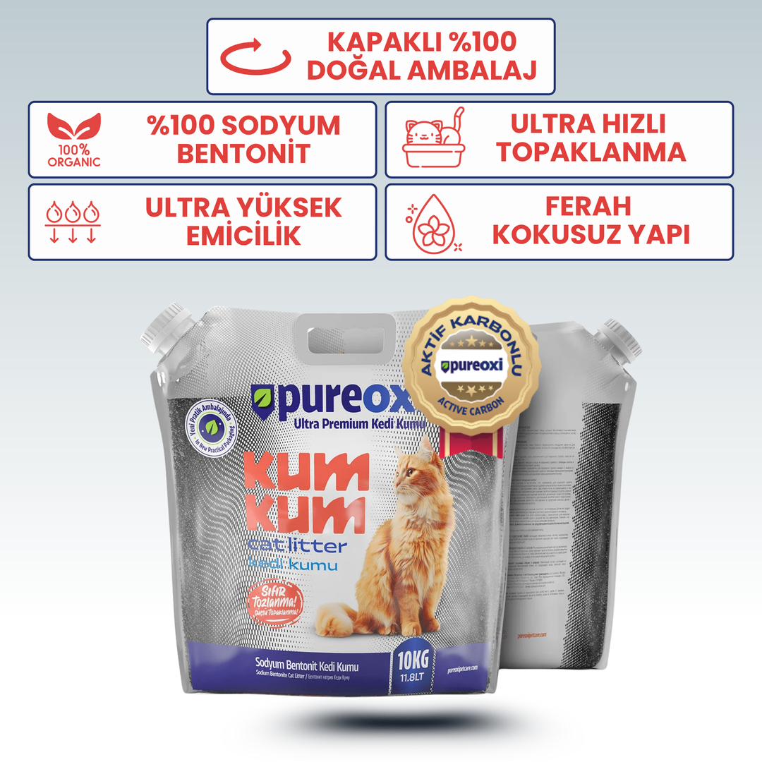 Natural Odorless Sodium Bentonite Cat Litter